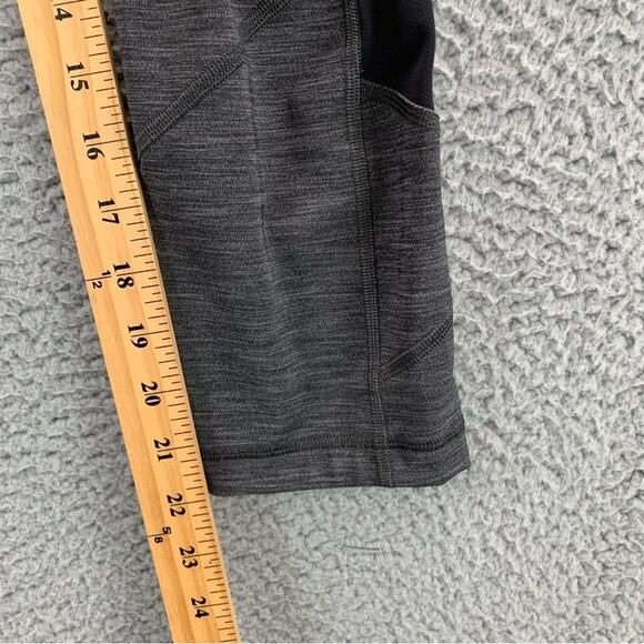Lululemon Women's Pace Rival Crop Leggings LW6BEIS Heather Gray  -  Size: 4 - Picture 12 of 16